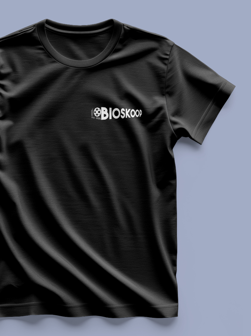 Bioskoop Black T-Shirt With 10 Logo Purple