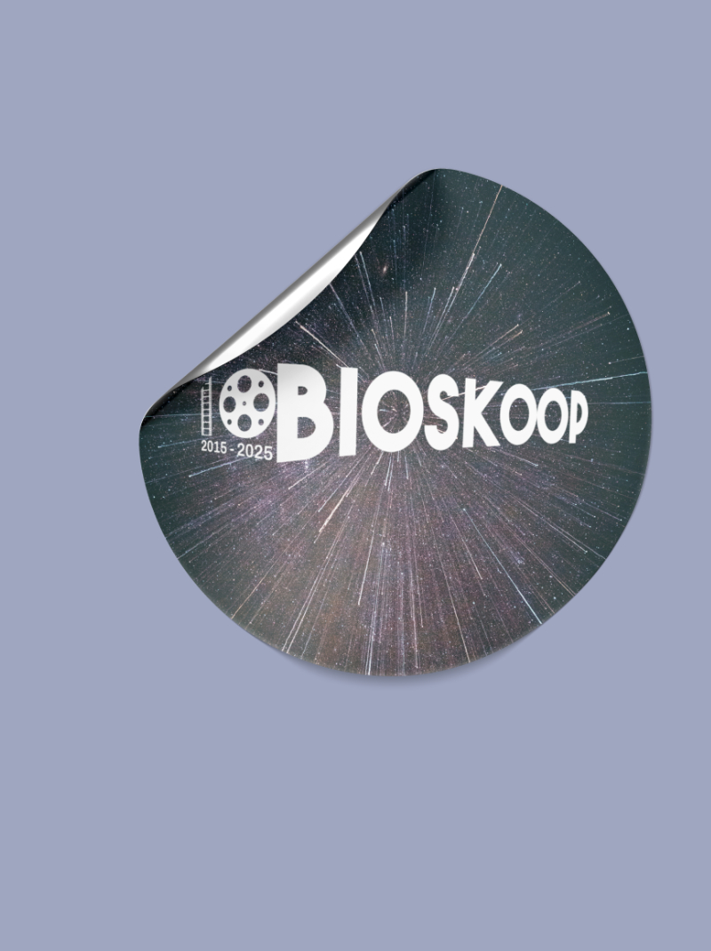 Bioskoop Licesne Disc Sticker Mockup