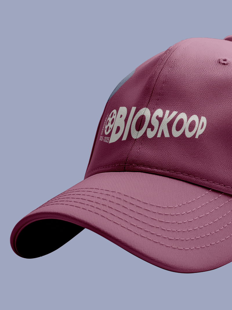 Bioskoop Pink Cap With 10 Logo White
